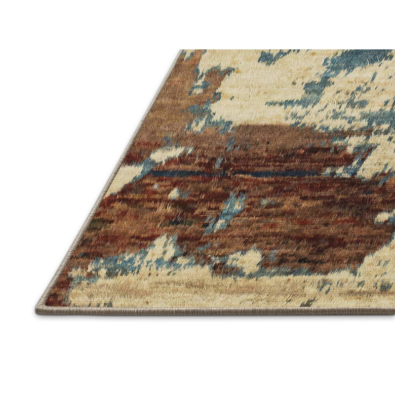 Abstract Indoor Rug, Rectangle 3' x 5'