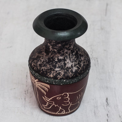 Handmade Solid Wood Table Vase