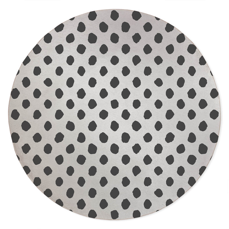 Grand tapis de jeu pour enfants, Ivoire/gris anthracite