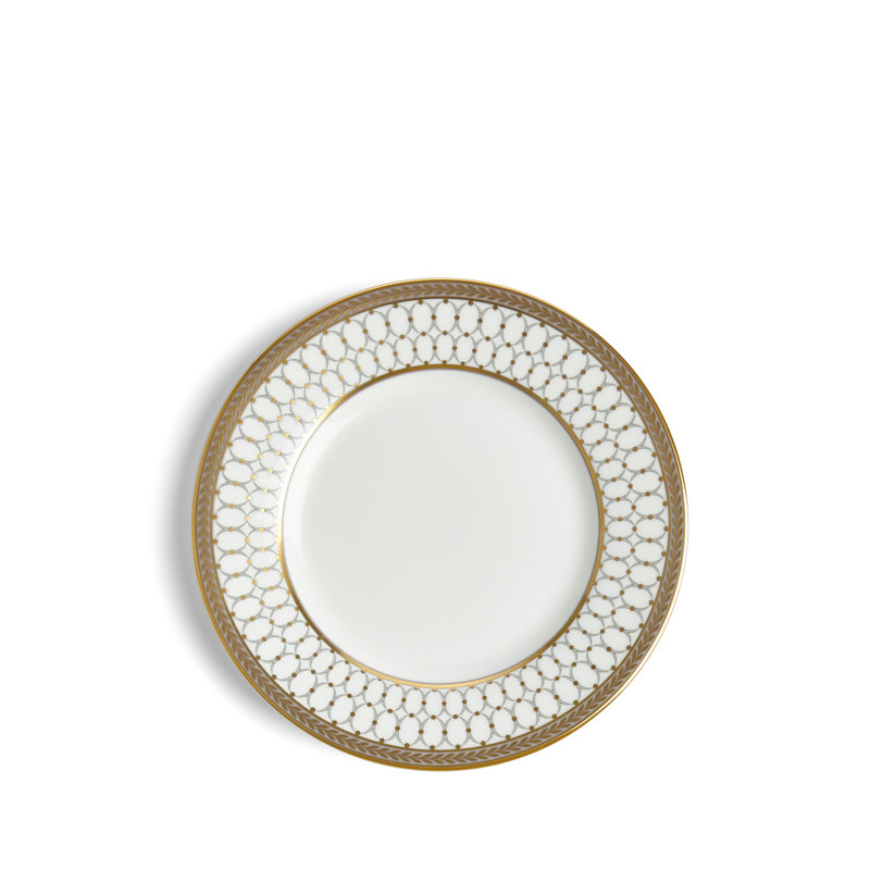 Renaissance Grey Fine Bone China 6" Bread and Butter Plate