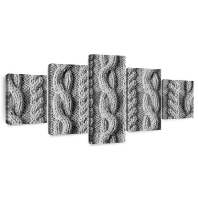 Grey Knitting