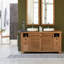 Coline 145cm Double Bathroom Vanity Base Only in Brown
