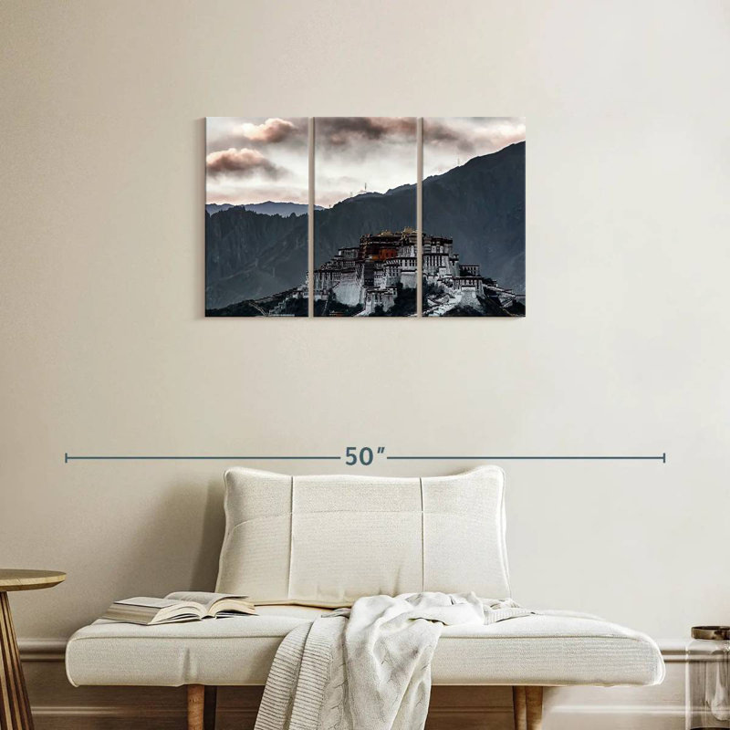 Adella Potala Palace Evening Glow, 20" H x 33" W