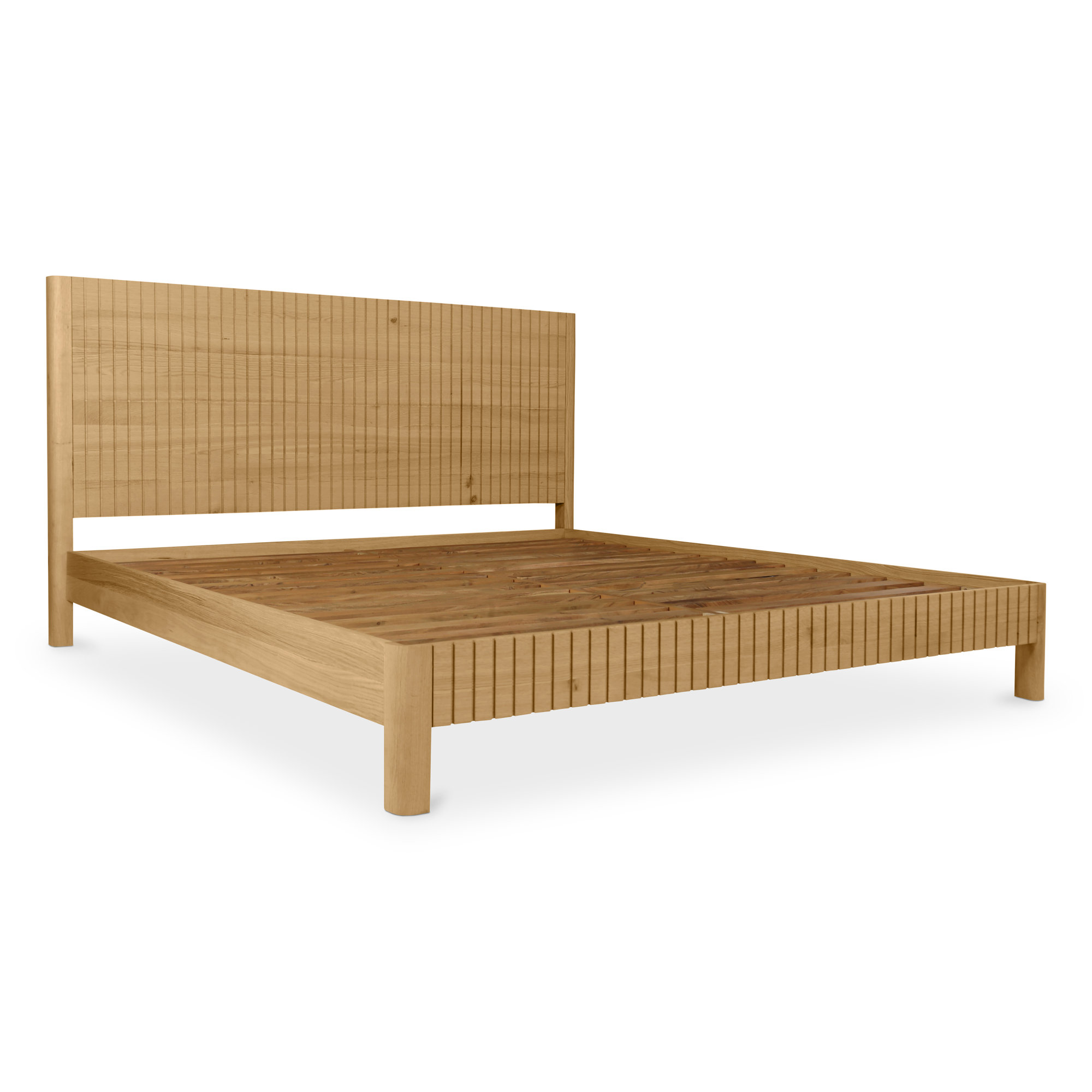 Daley Upholstered Bed, Queen, Natural