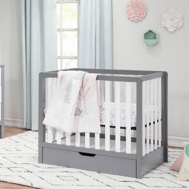 Colby 4-in-1 Mini Convertible Crib with Storage