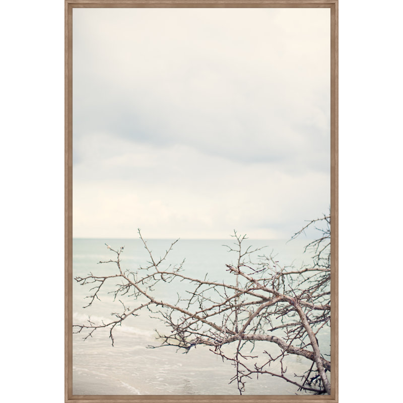 « No Place », Toile avec cadre flottant brun, Non, H 46,25 po x l 31,25 po