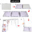 Table de camping pliable Provaire