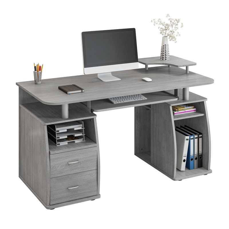 Computer Desk, Gray