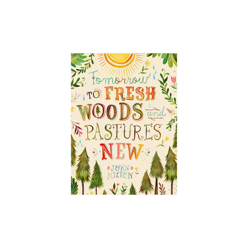 «Fresh Woods and Pastures», art sur toile