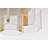 Kenzo - LED 5 Light Flush Mount - Vintage Brass Finish - Light Guide Panel-253144093-253144064