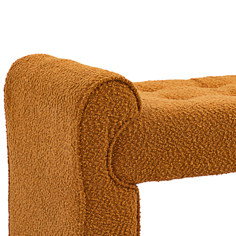Modern Ottoman Bench, Bed Stool Made Of Loop Gauze, End Bed Bench, Footrest For Bedroom, Living Room, End Of Bed, Hallway
