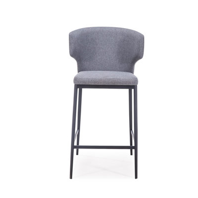 Cesreo Steel Accent Stool