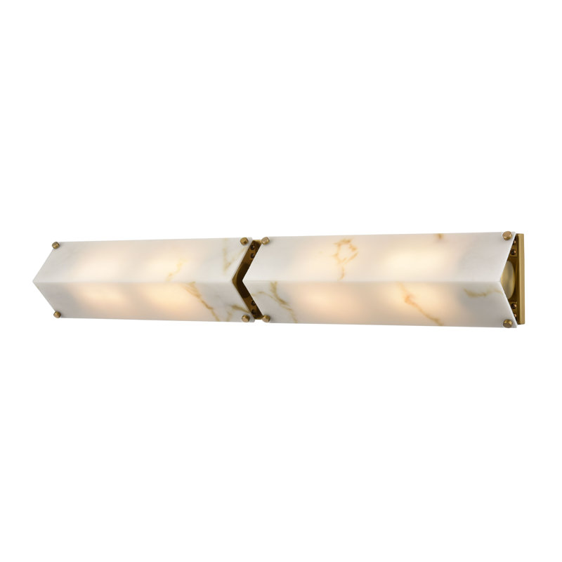 Pavillion 29" Vanity, Brass/Brown