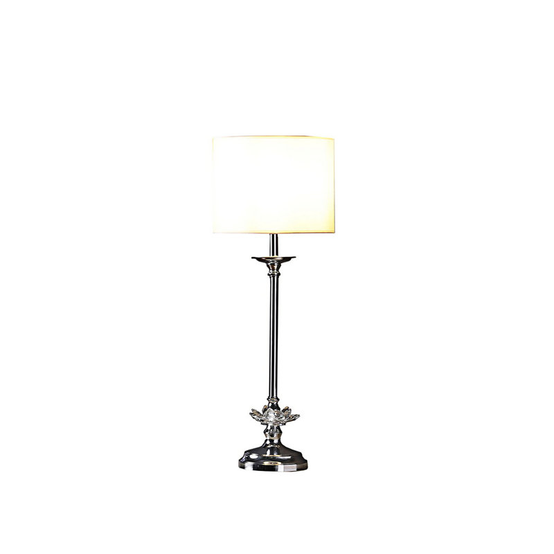 Lampe de table élégante en cristal avec lumière douce et diffuse