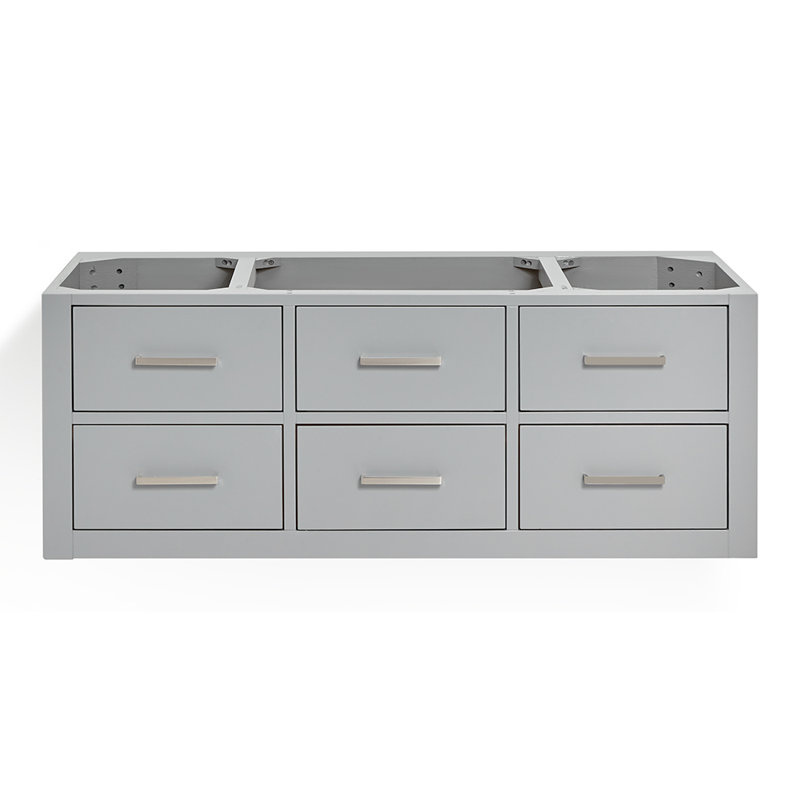 Base de meuble-lavabo simple 48 po Megrez, Gris