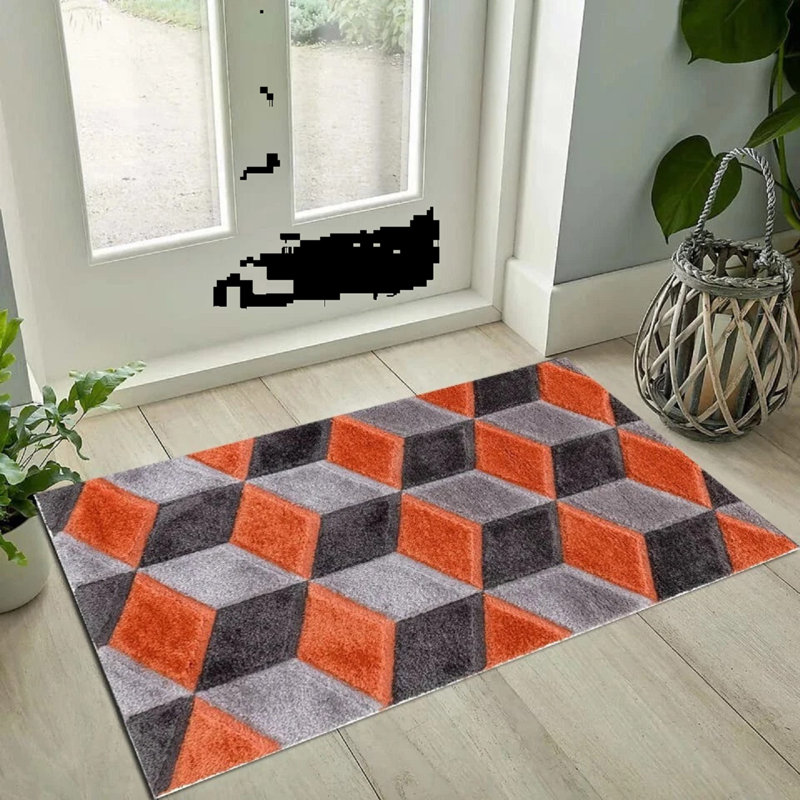 Shag Area Rug, Rectangle 80 x 150 cm