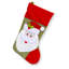 Bas de Noël en jute 17,5 po, ensemble de 3