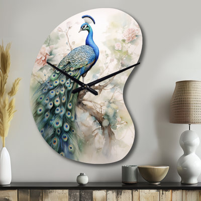 Horloge murale bleu Faelan