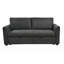 78 Canapé-lit convertible 3 en 1 78 po, canapé-lit futon en tissu avec lit escamotable, petit canapé-lit avec dossier inclinable, meubles,