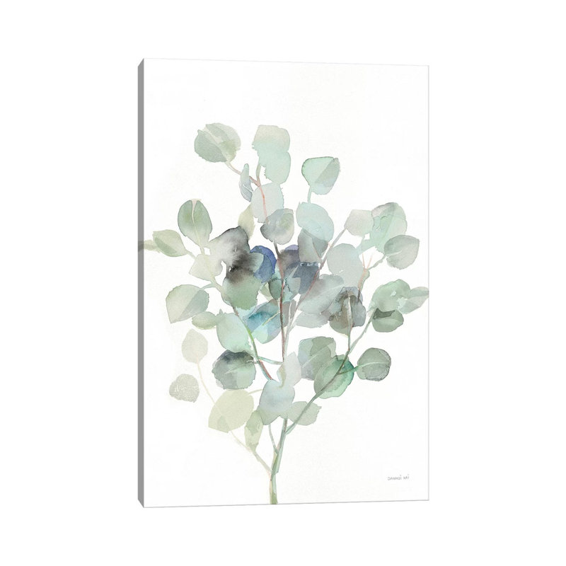 Eucalyptus III Cool by Danhui Nai - Wrapped Canvas Print, 20.32 cm H x 30.48 cm W