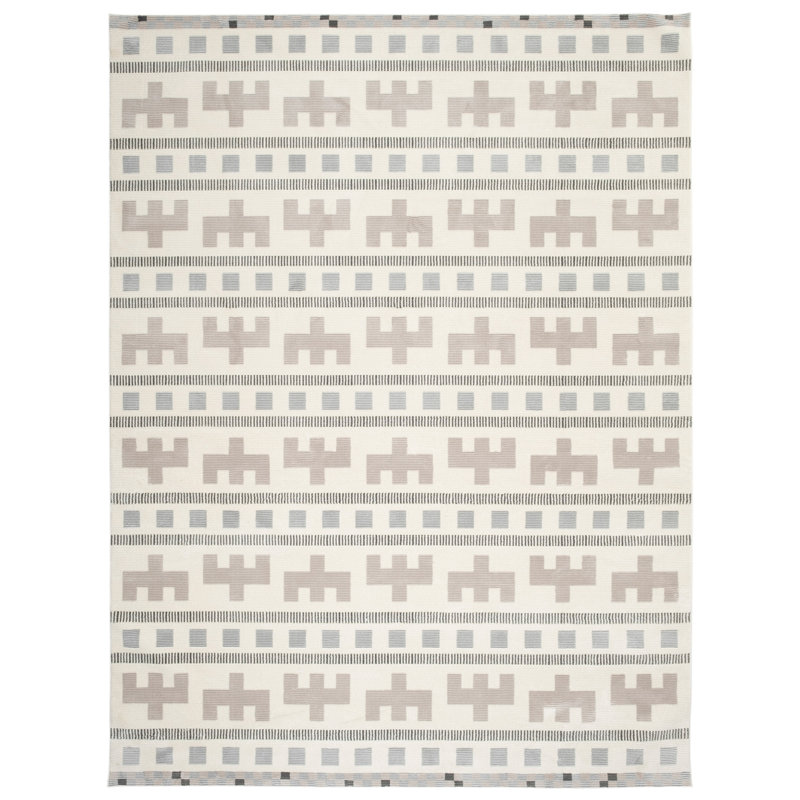 Comb Washable Rug, Rectangle 9'2" x 12'2"