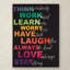 « inspirations ii », art textuel sur toile tendue-31383394