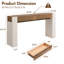 Console 63 pouces en bois Farmhouse-232541979