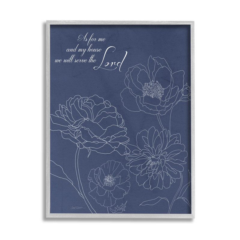 Art de giclée religieuse, contour et motif floral par Carol Robinson, H 14 po x l 11 po x P 1,5 po