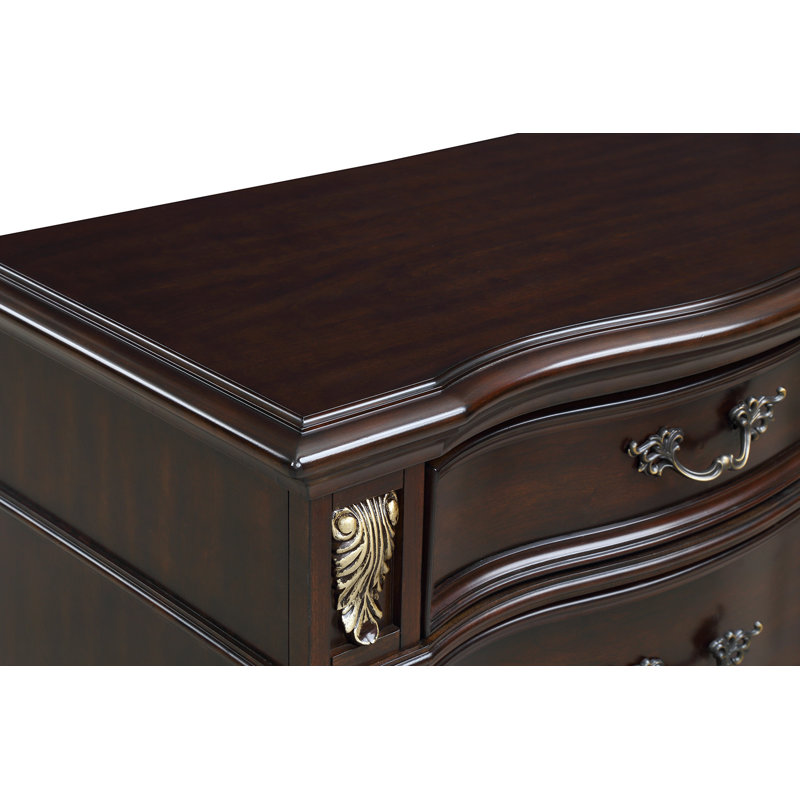 Commode en bois 6 tiroirs Maximus, Madère