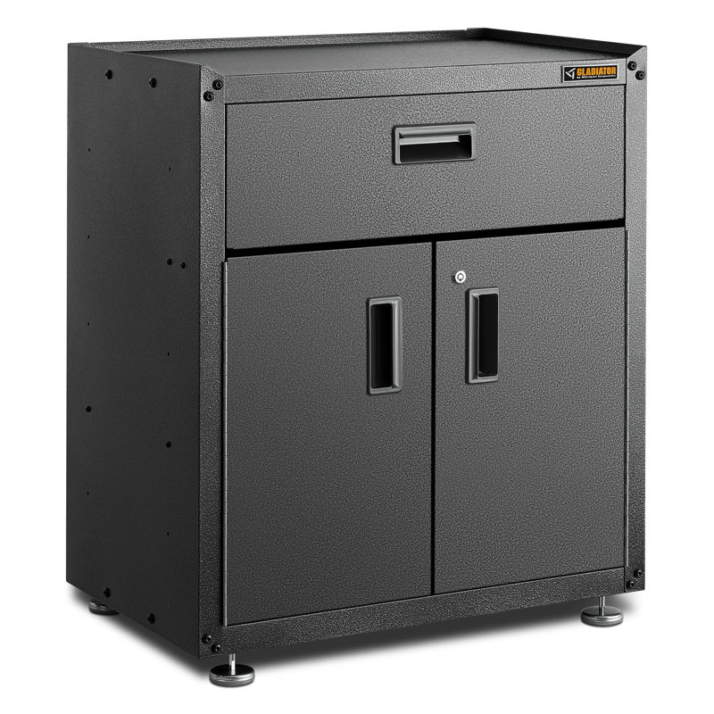 Ready-To-Assemble 3/4-Door Modular Gearbox, Black