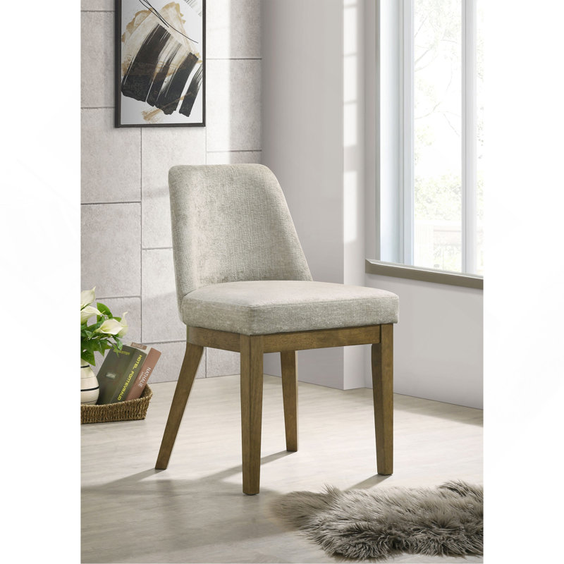 Ensemble de 2 chaises d'appoint rembourrées