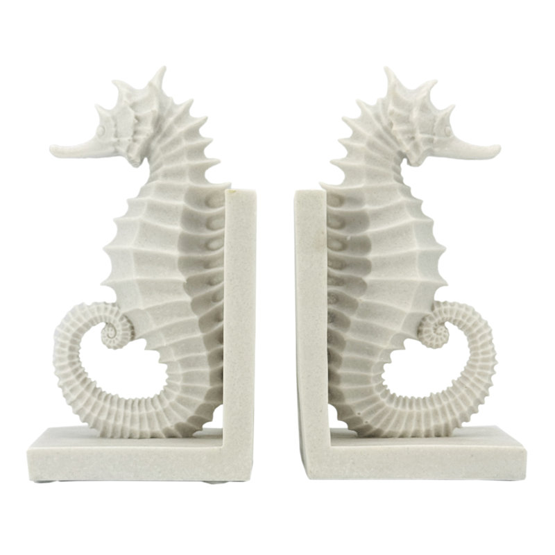 Polymarble Non-Skid Bookends