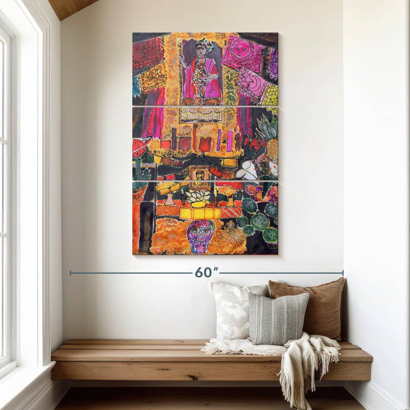 Sanctuaire Lelend Frida Kahlo, H 50 po x l 32 po