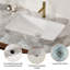Ensemble de meuble-lavabo simple 36 po avec lavabo en céramique Latrey, 2 armoires en bois naturel