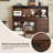 59.06"Solid Wood Pine brown Sideboard