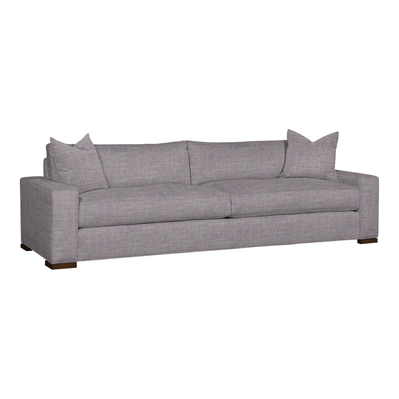 Paxton Upholstered 109'' Sofa, Nomad Slate Crypton® Chenille, Havana