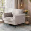 Fauteuil club en lin Blannie-1851846217
