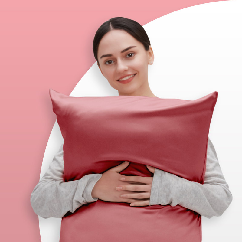 Sateen, King, Dull Red