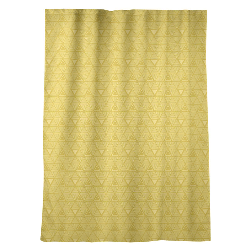Jordao Room Darkening Curtain Single Panel, Yellow