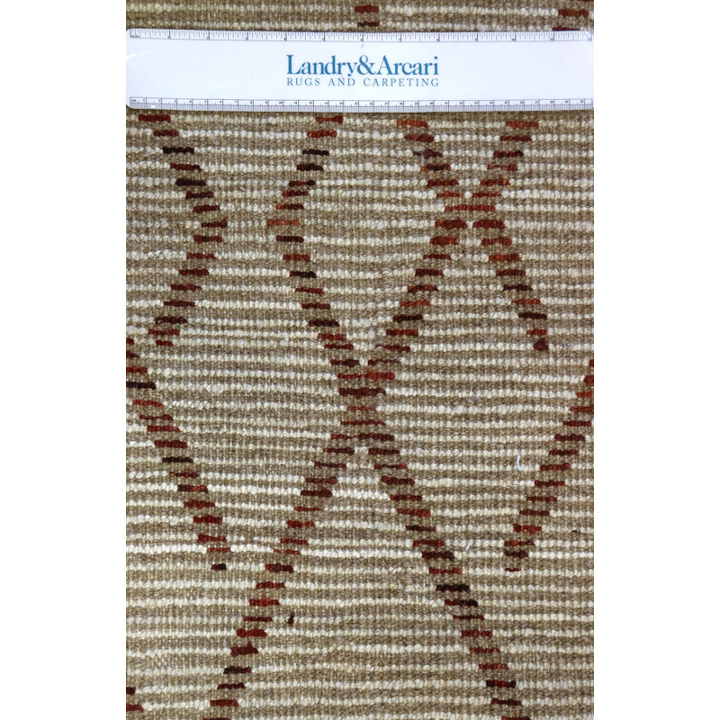 Tapis ivoire unique 3 pi 4 po x 16 pi 7 po One-of-a-Kind