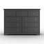 Commode 9 tiroirs de style moderne