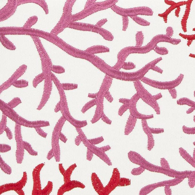 Repose-pieds Townson, Pink / Red Branches