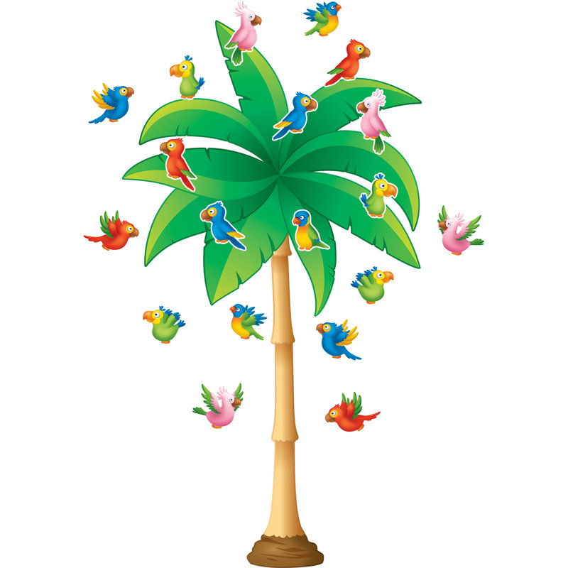 Tableau d’affichage tropical trees