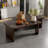 Modern Rectangle Coffee Table Set With Modular L-shape Design-301535608