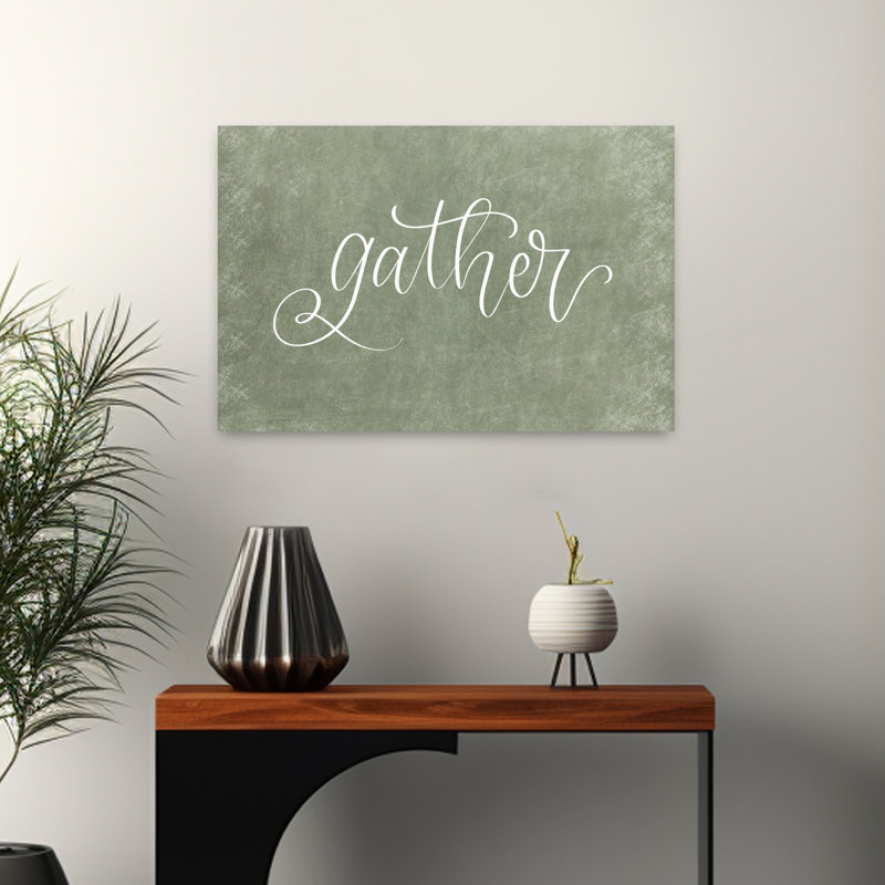 Gather Abstract Art contemporain, H 16 po x l 24 po