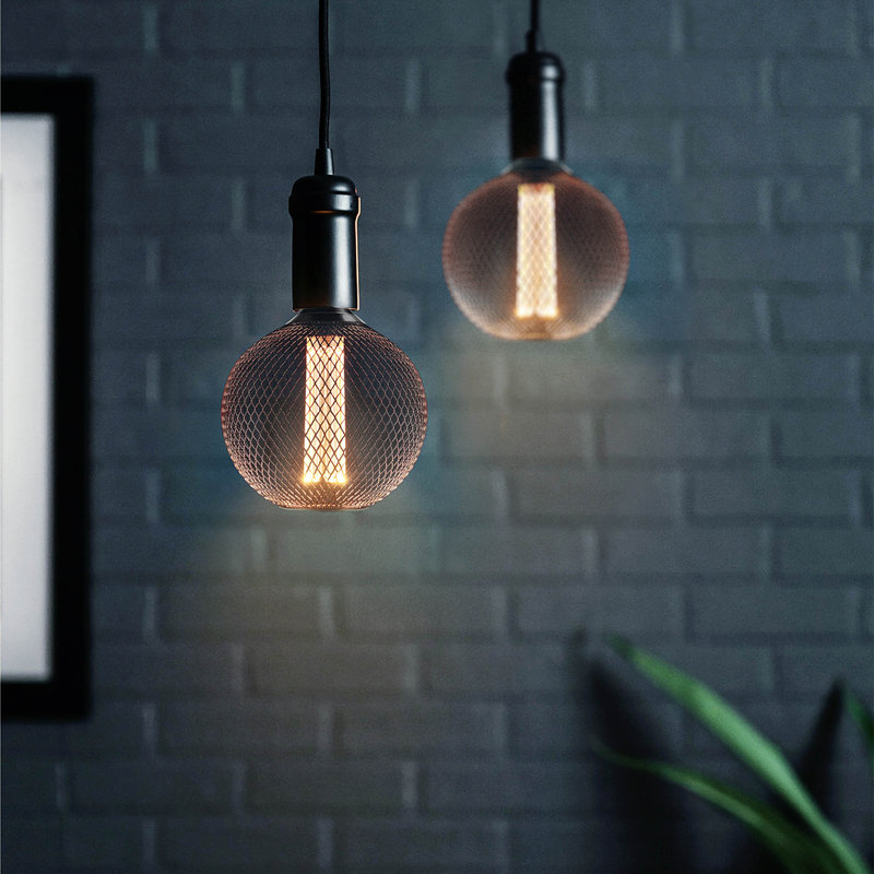3,5 watts (20 watts équivalents), DEL G40, ampoule à intensité variable, blanc chaud (2000K) E26 / culot moyen (standard)