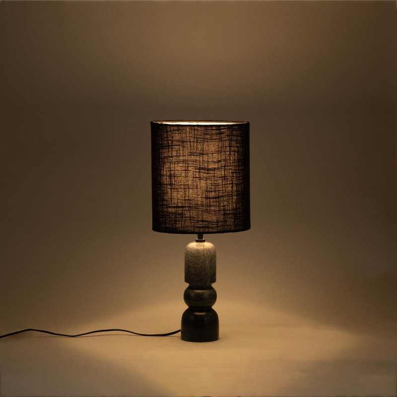 Lampe de table Dearing, Black, Black