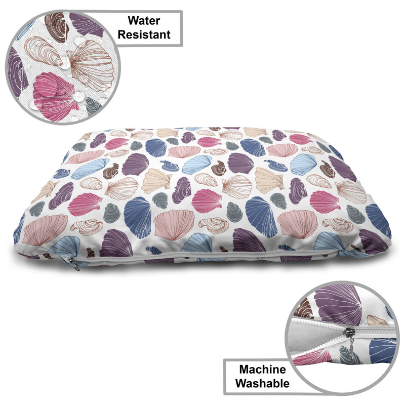Multicolore, lit pour animal de compagnie Ambesonne Scallop