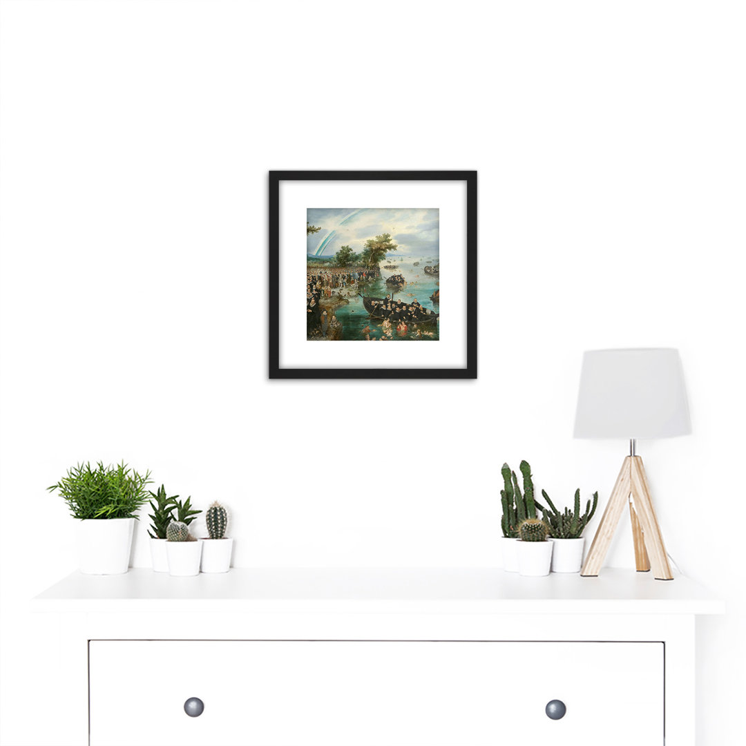 Fishing For Souls by Adriaen Van De Venne - Single Picture Frame Painting
