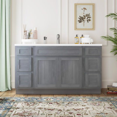 Base de meuble-lavabo simple 63 po seulement